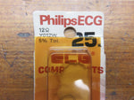 Philips ECG Y012W 12 Ohms 5% Tolerance 25 W Ceramic Cement Flameproof Resistor