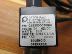 Peter Paul 153X00070GM 153 Series 2-Way Normally Closed 24 VDC 3/64" Solenoid Valve