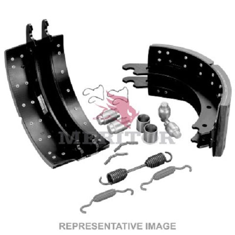 Meritor XKEG4515Q 4515Q 16.5" X 7" Quick Change Air Brake Shoe and Hardware Kit Carlisle Altec KE4515Q20