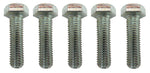 Generic 1mm X 1.50 Coarse Thread Class 8.8 Hexagon Head Hex Bolt Screw Lot of 5