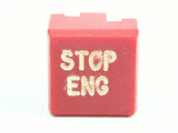 Red Stop Engine Button / Switch Cap 97-7631-19 97763100019 Flxible Bus Flexible 97-7631-00019