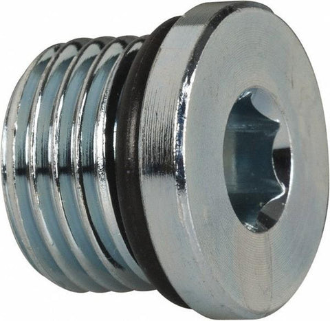 Parker 2 HP5ON-S Steel 5/16-24 Male Thread SAE-ORB Hollow Hex Plug Fitting