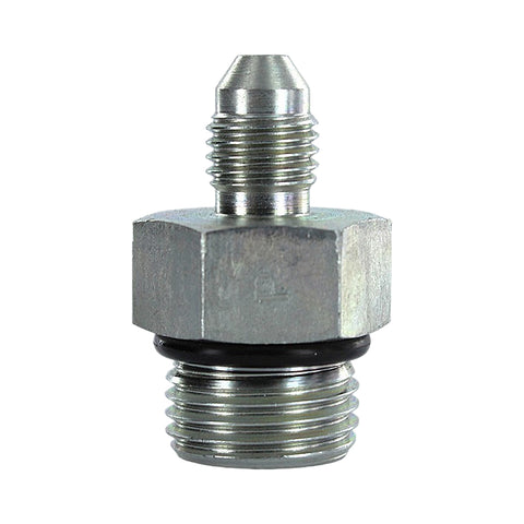 Parker 4-10-F5OX-SS Triple-Lok Stainless Steel 1/4” Male 37° Flare JIC Straight Thread Connector Fitting