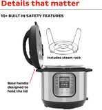 Instant Pot 112-0170-01 6QT Duo Stainless Steel 7-in-1 Multi-Use Electric Pressure Cooker