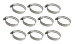 IDEAL 67-6 6724-6 Tridon 665-024 Hy-Gear SAE 24 1” to 2” Stainless Steel Hose Clamp Box of 10
