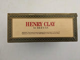 Henry Clay Brevas 50 Hand Made Cigars Wooden Cigar Box