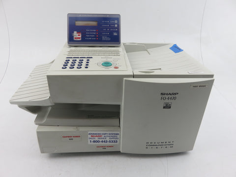 Sharp FO-4470 Facsimile Print Scanner Copy Fax Machine Monochrome Laser Printer
