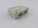 HRT Hall Research Model 200 Durable Metal 12 VDC 2 Port VGA Dual Video Splitter