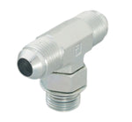 Parker 16 S5OX-SS Triple-Lok Stainless Steel 1” 37° Flare X 1 5/16-12 SAE-ORB Straight Thread Branch Tee Fitting