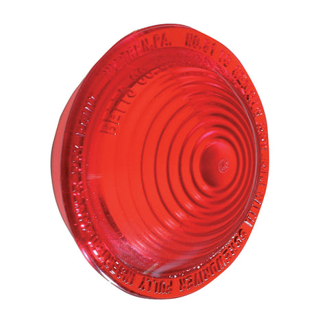 Betts 920109 No 51 Red Polycarbonate Marker Snap-In Shallow Replacement Lens
