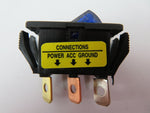 Federal Mogul Powerpath 784711 SPST 12VDC On/Off Blue Illuminated Rocker Switch