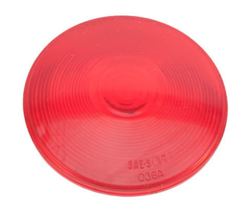 Grote 90012  50222 50232 55092 4” Red Round Stop Tail Turn Tail Light Replacement Red Lens