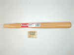 Bruner-Ivory Handle Co. 1790-39 Roughneck Hickory 14” Handle for Eye 7/8" X 5/8" Engineers Hand Hammer