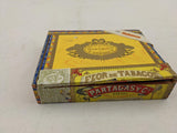 Flor De Tabacos Partagas Chicos Cellophane Habana Wooden Cigar Box