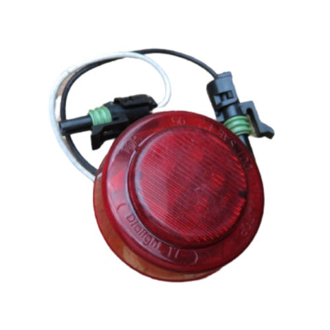 Dialight 17001RB 12V 2-1/2" Red Round Side Marker Clearance Light Lamp 170-01RB - Second Wind Surplus