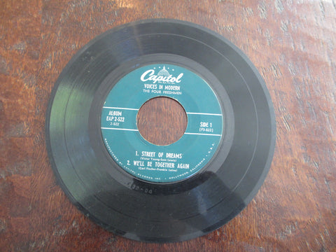 The Four Freshmen Voices In Modern EAP 2-522 Capitol Records Vinyl Record
