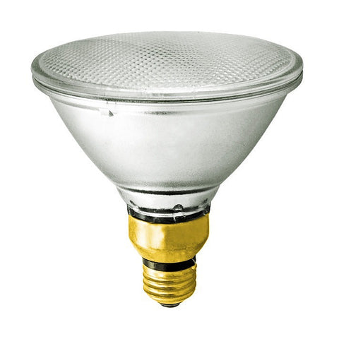 GE 18631 Crisp White Light PAR38 100W 120V IR Halogen Narrow Flood Light Bulb