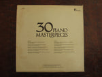 30 Piano Masterpieces Highlights 1V8020 Realm Records Classical Vinyl Record