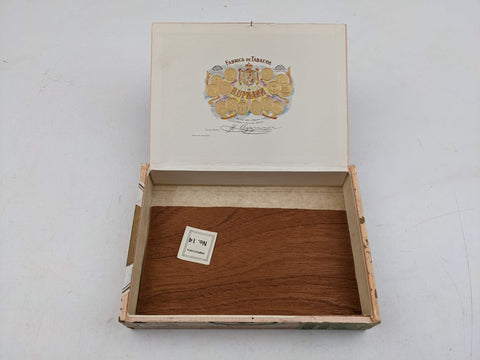 H. Upmann 1844 25 Coronas Fabrica de Tabacos Wooden Cigar Box