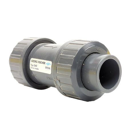 Georg Fischer +GF+ 161.562.102 Type 360 PVC 1/2” Cone Check Valve Pipe Fitting