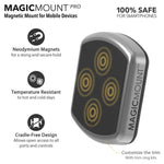 Scosche MPWDEX2-XTSP MagicMount Pro Extendo Telescoping Window Dash Magnetic Car Phone Holder
