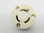 Hubbell Bryant 70615NC White Nylon 250V 15A Twist Lock Electrical Connector Body