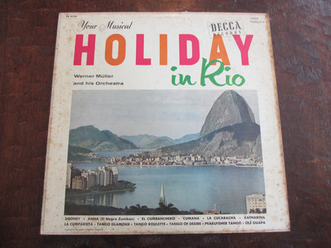 Werner Muller Und Sein Orchester Holiday In Rio DL 8139 Decca Records Vinyl