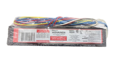 Philips Advance VEZ-3S32-SC 277V .37A 60Hz Mark10 Powerline T8 Electronic Dimming Ballast for F32T8 3 Lamp