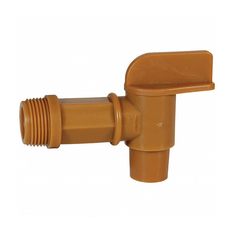 Rieke 13572 Multi-Meter Plastic 3/4” NPT Threaded Laboratory Drum Swivel Handle Faucet