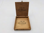 Quai D’Orsay Panetelas La Habana Cuba Hecho a Mano Wooden Cigar Box