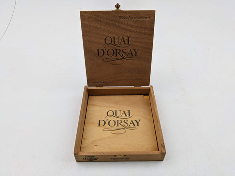 Quai D’Orsay Panetelas La Habana Cuba Hecho a Mano Wooden Cigar Box