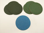 3M Norton 051131-00524 40-IC3 40-IG1 36-H875 Mix Green Blue Hookit Regalite Abrasive Disc Lot of 18