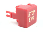 Red Stop Engine Button / Switch Cap 97-7631-19 97763100019 Flxible Bus Flexible 97-7631-00019