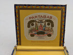 Flor De Tabacos Partagas Chicos Cellophane Habana Wooden Cigar Box