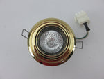 Futura Lighting 1401-03-Gold Adjustable Gimbal Recessed Downlight includes MR16 Light Bulb