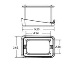 Whelen 4E Lighthead 3" x 5" Right Grille Mount Light Housing for 2005-2006 F350 LH35603