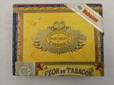 Flor De Tabacos Partagas Chicos Cellophane Habana Wooden Cigar Box