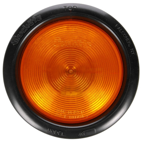 Truck-Lite 40028Y Economy 40 4-1/2" Front Park Turn Amber Yellow Signal Light