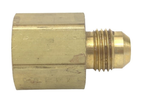 Parker 6-6 GTX-B Triple-Lok Brass 3/8" Male JIC 37° Flare X 3/8" Female NPTF Straight Connector Adapter Tube Fitting