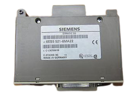 Siemens 6ES5 521-8MA22 Module Comm Proc S5 Cp521 SI Serial I/F - Second Wind Surplus