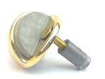 Baldwin 4005 1.875" Polished Brass Half Dome Door Bumper Stop