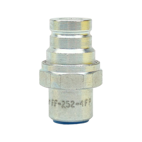 Parker FF-252-4FP FF Series Steel 1/4” Hydraulic Non-Spill Female Pipe Quick Connect Nipple Fitting