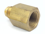 Parker 6-6 GTX-B Triple-Lok Brass 3/8" Male JIC 37° Flare X 3/8" Female NPTF Straight Connector Adapter Tube Fitting