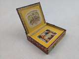 Flor De Tabacos Partagas Chicos Cellophane Habana Wooden Cigar Box