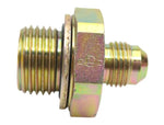 Parker 6-8F4OMXS Triple-Lok Brass 3/8" Male JIC 37° Flare X 1/2” Male BSPP-ORR Metric Hex Straight Adapter Tube Fitting