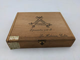 Montecristo Especiales No. 2 Habana 8-1/4" X 6-3/4" X 1-3/4" Wooden Cigar Box