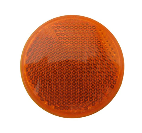 ATC KD Lamp 330-0100-P Round Quick Mount Amber Reflector with Adhesive Backing