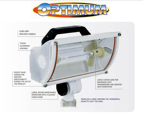 Fire Research OPA510-H15 Optimum HID 12V 150W Polemount Lamphead Light