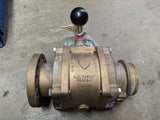 Elkhart Brass EB30 Brass 3" Ball Valve with Direct Handle Actuator