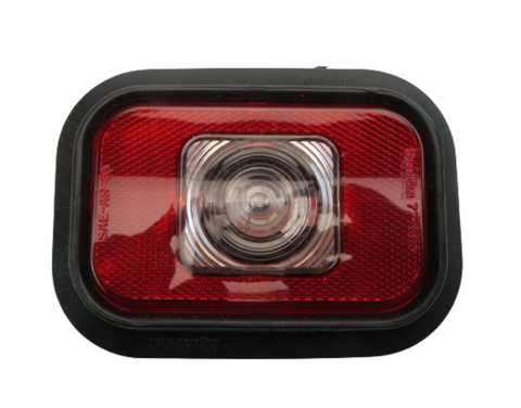 Federal Mogul Signal Stat 5113W 4.5" x 6.5" Red and White Rear Back Up Lamp Light